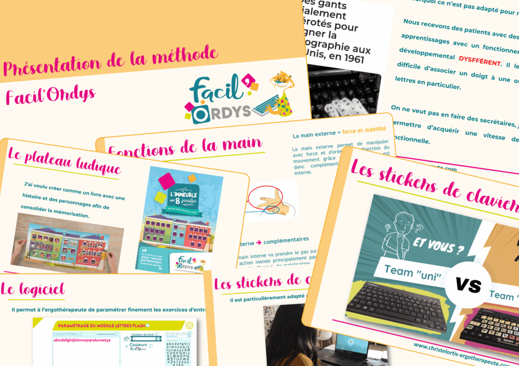 Programme formation Facil'Ordys - Formations numériques en ergothérapie