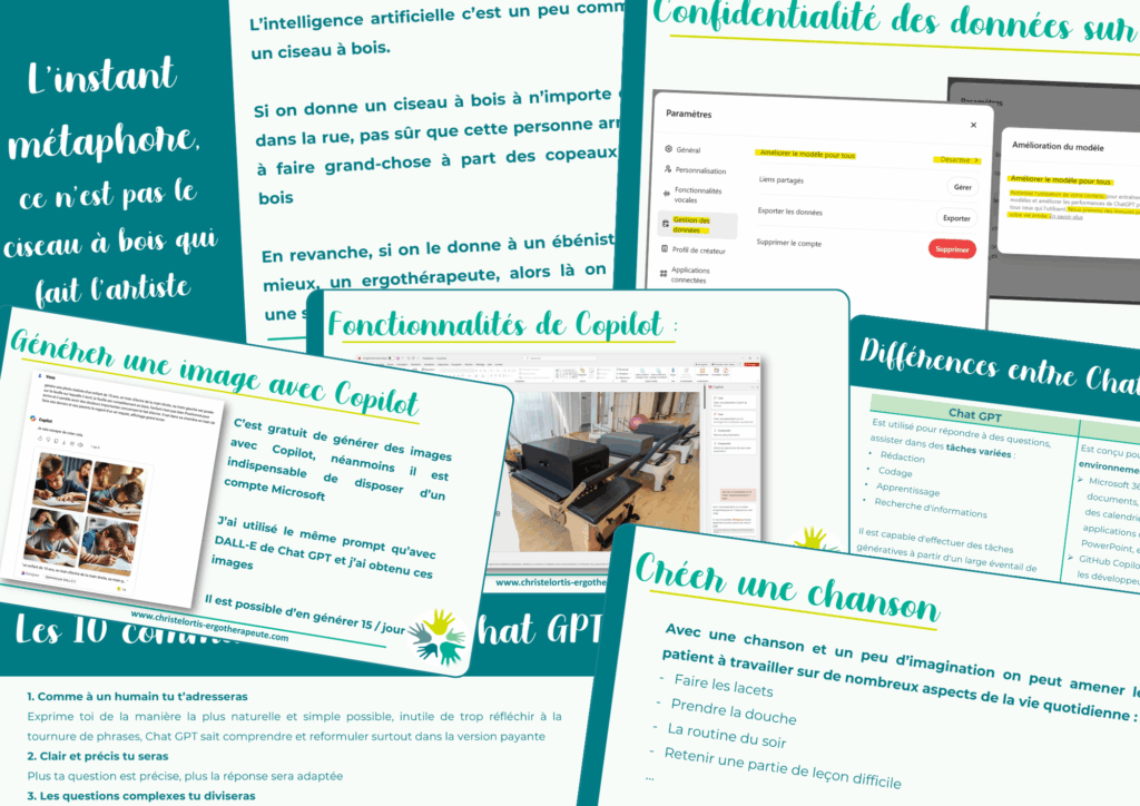 Programme formation intelligence artificielle - Formations numériques en ergothérapie